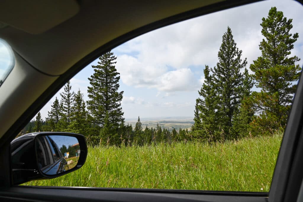 The Horseshoe Canyon Viewpoint in Cypress Hills Provincial Park (Alberta, Canada)