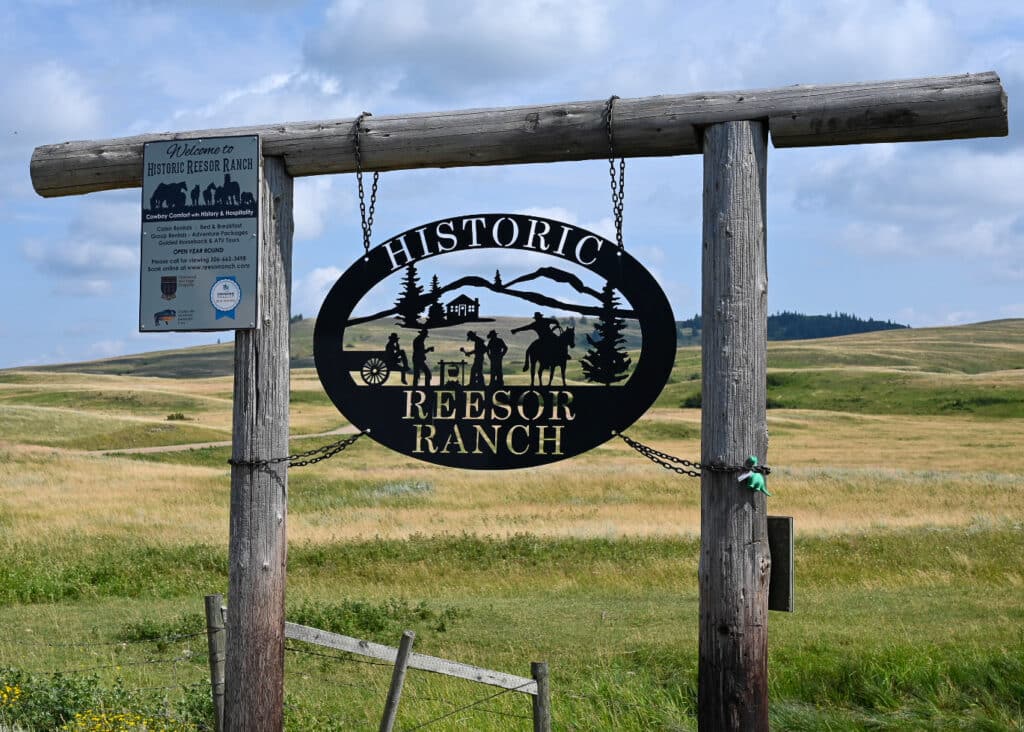 Historic Reesor Ranch sign