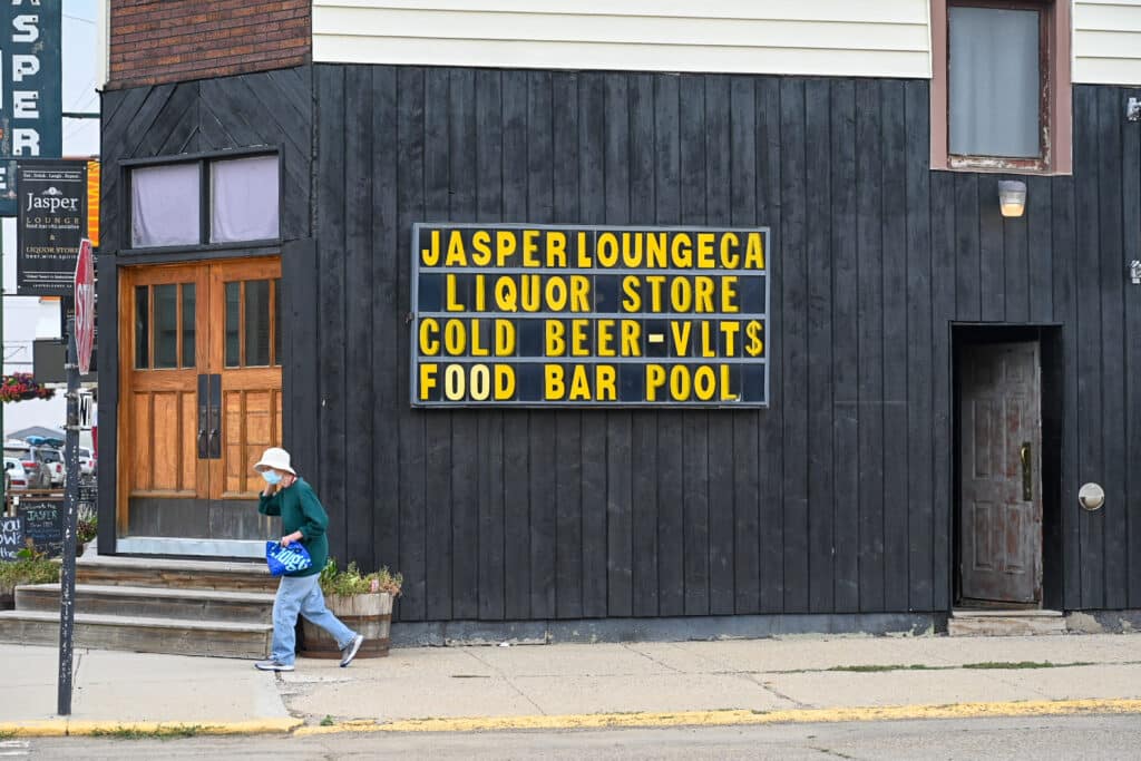 Jasper Lounge Billboard Maple Creek Saskatchewan