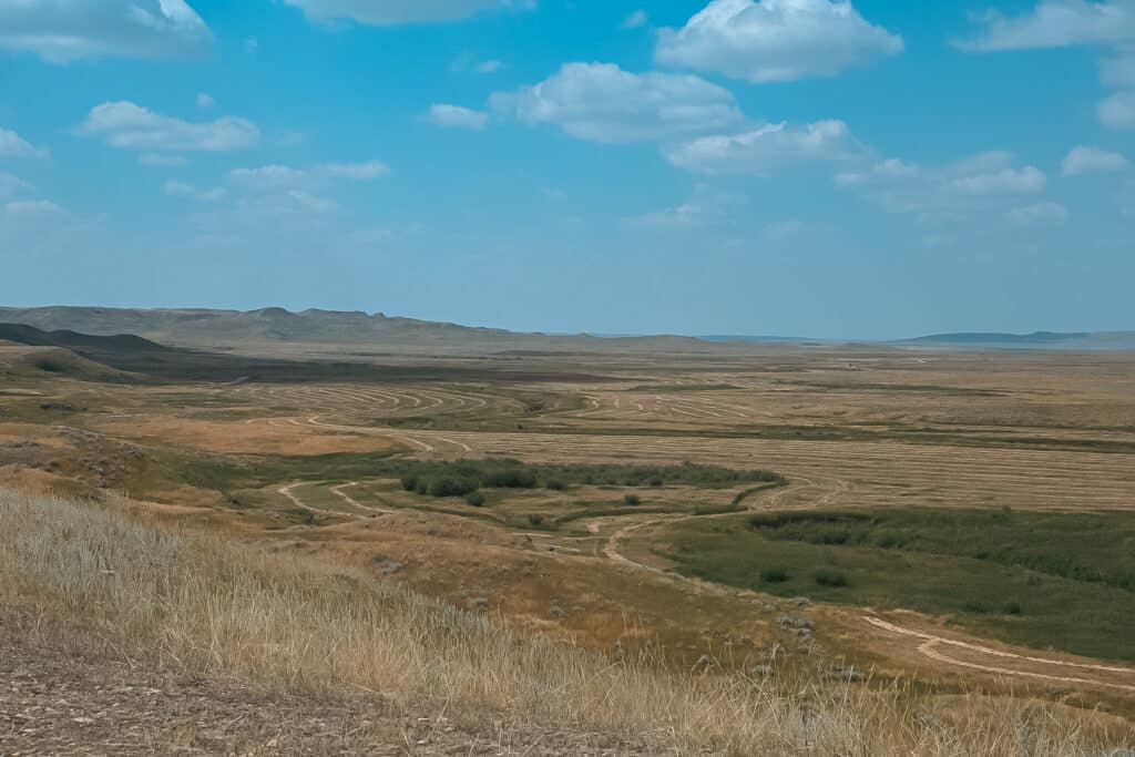 The Grasslands National Park, Saskatchewan