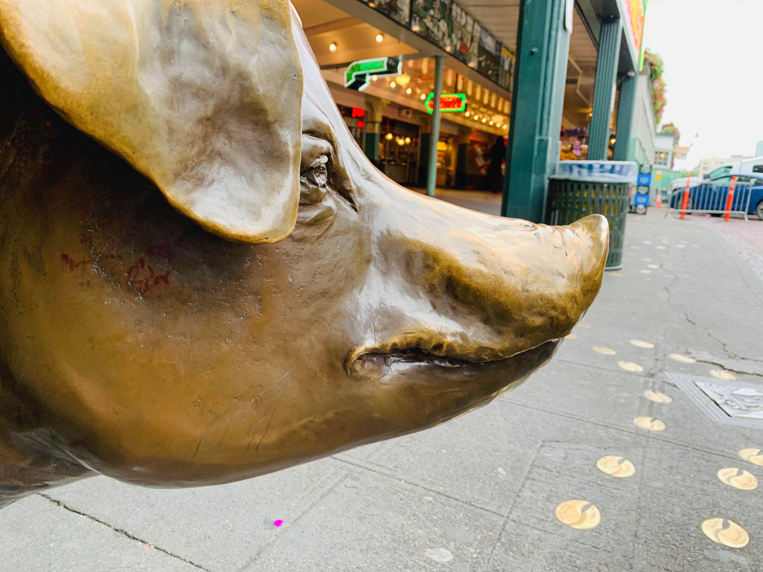 Rachel the Lucky Pig, Pike Place Market