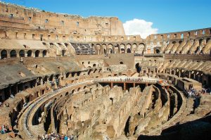 Inside the Colosseum - UNESCO World Heritage Site, Rome
