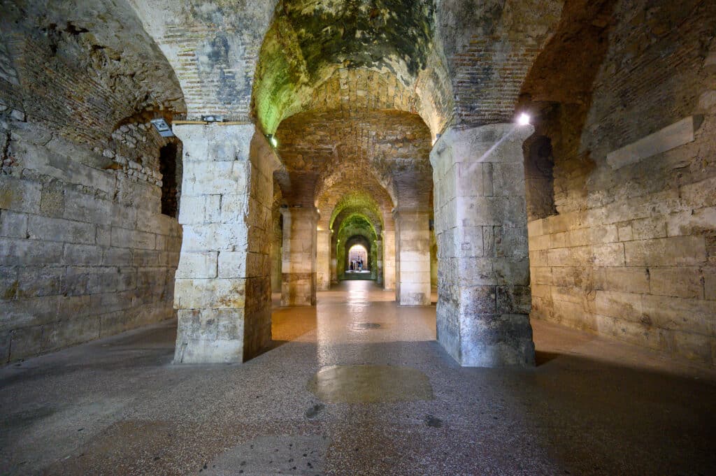 Old wine cellar, Diocletian's Palace, Split - In the mornings with no crowds