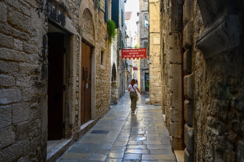 Diocletian's Palace, Split - In the mornings with no crowds