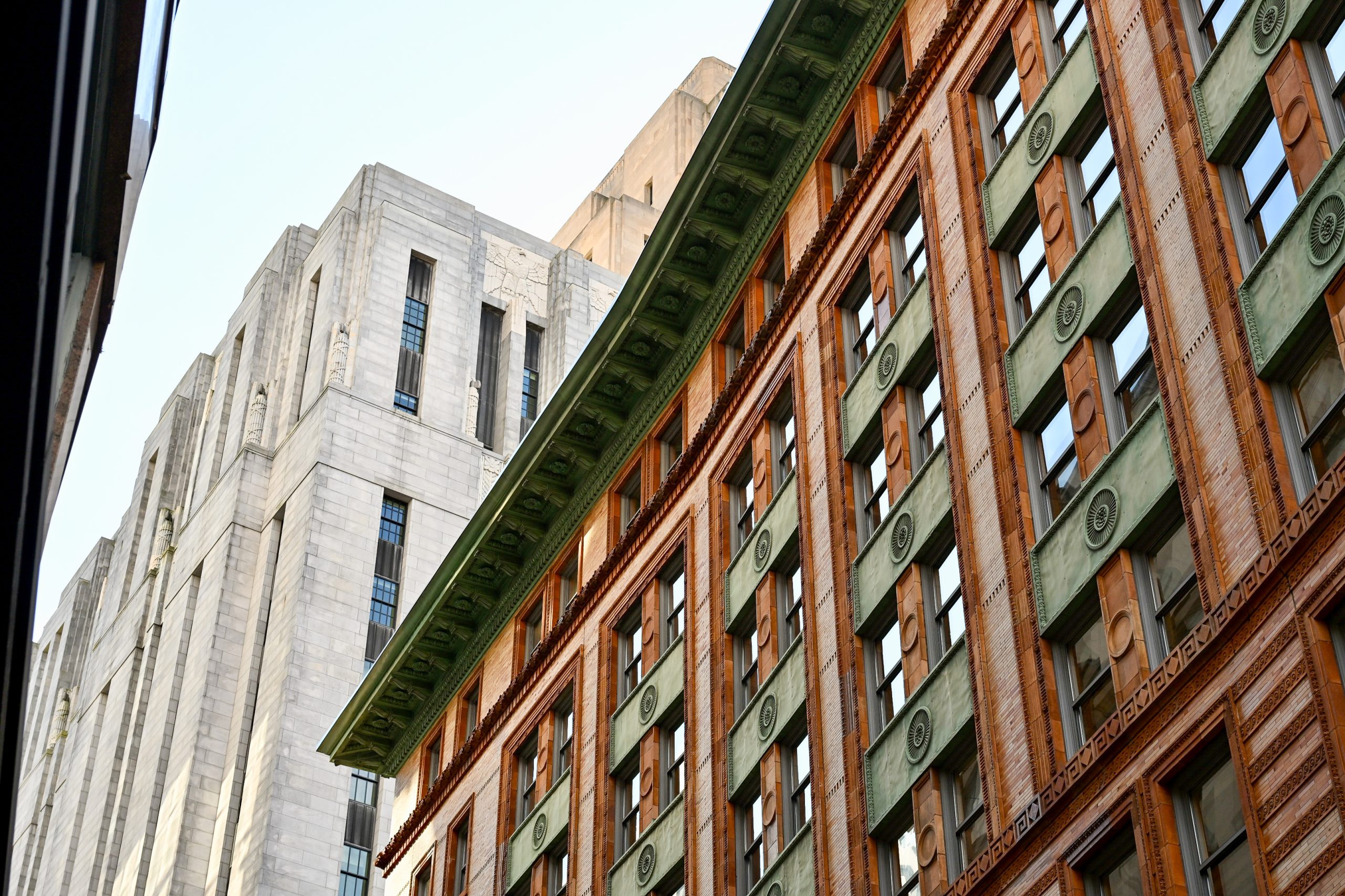 Historic buildings along the Freedom Trail in Boston, Massachusetts