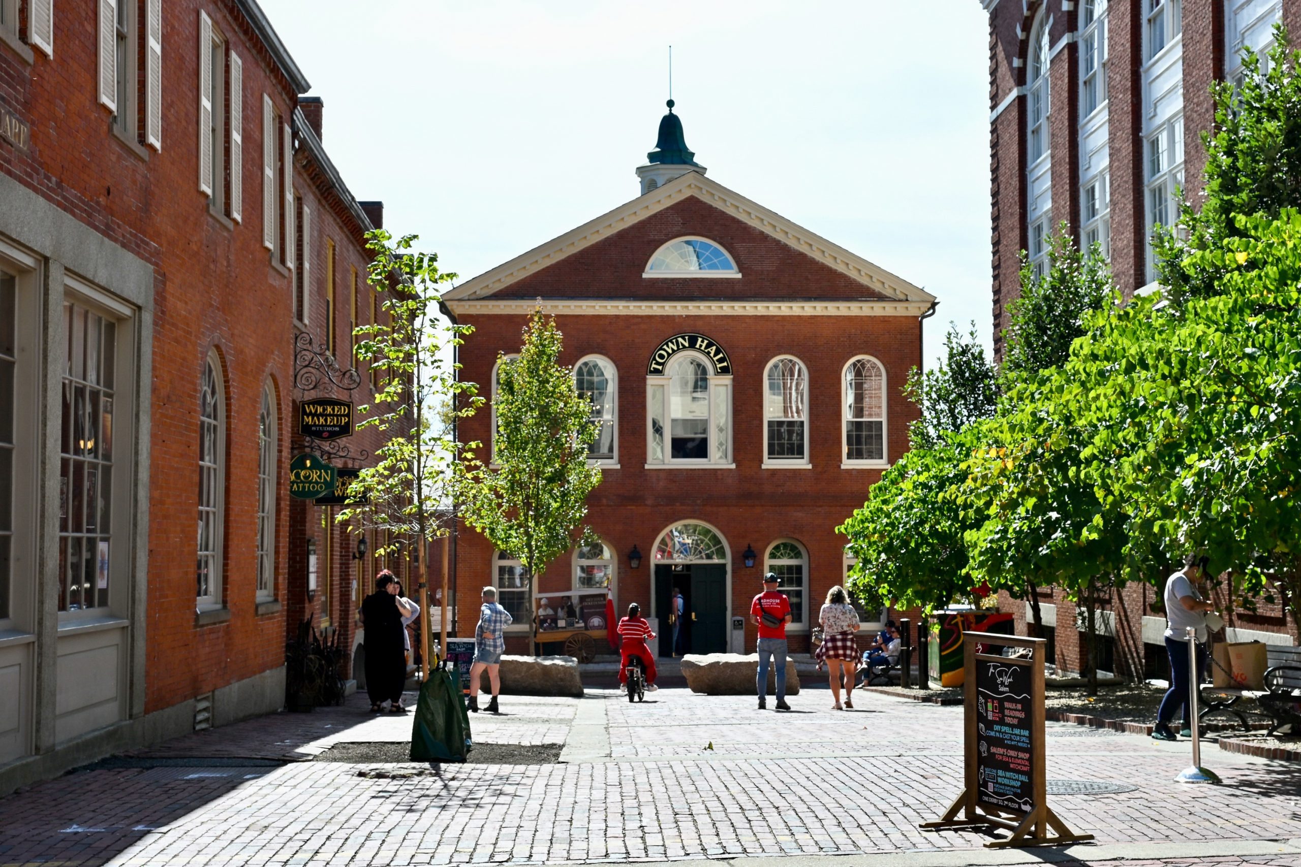 Derby Square and the Old Town Hall in Salem