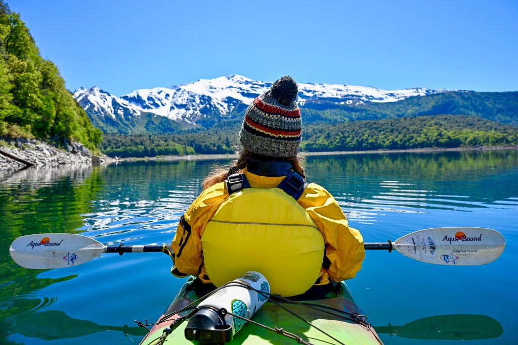Kayak Watersport experience on Conguillio Lake, Chile