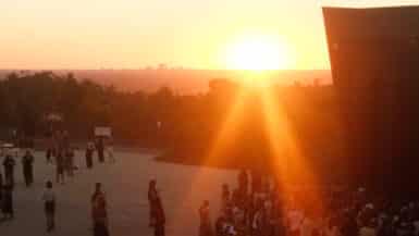 Red Hill Auditorium Sunset