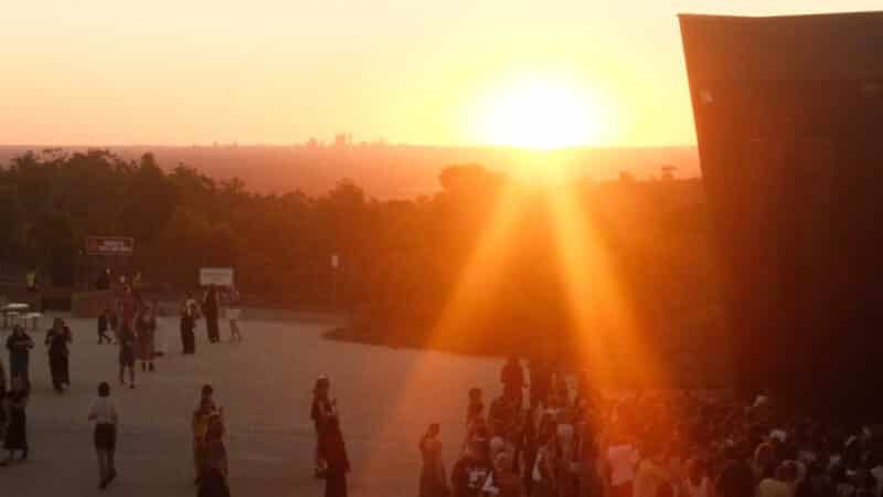 Red Hill Auditorium Sunset