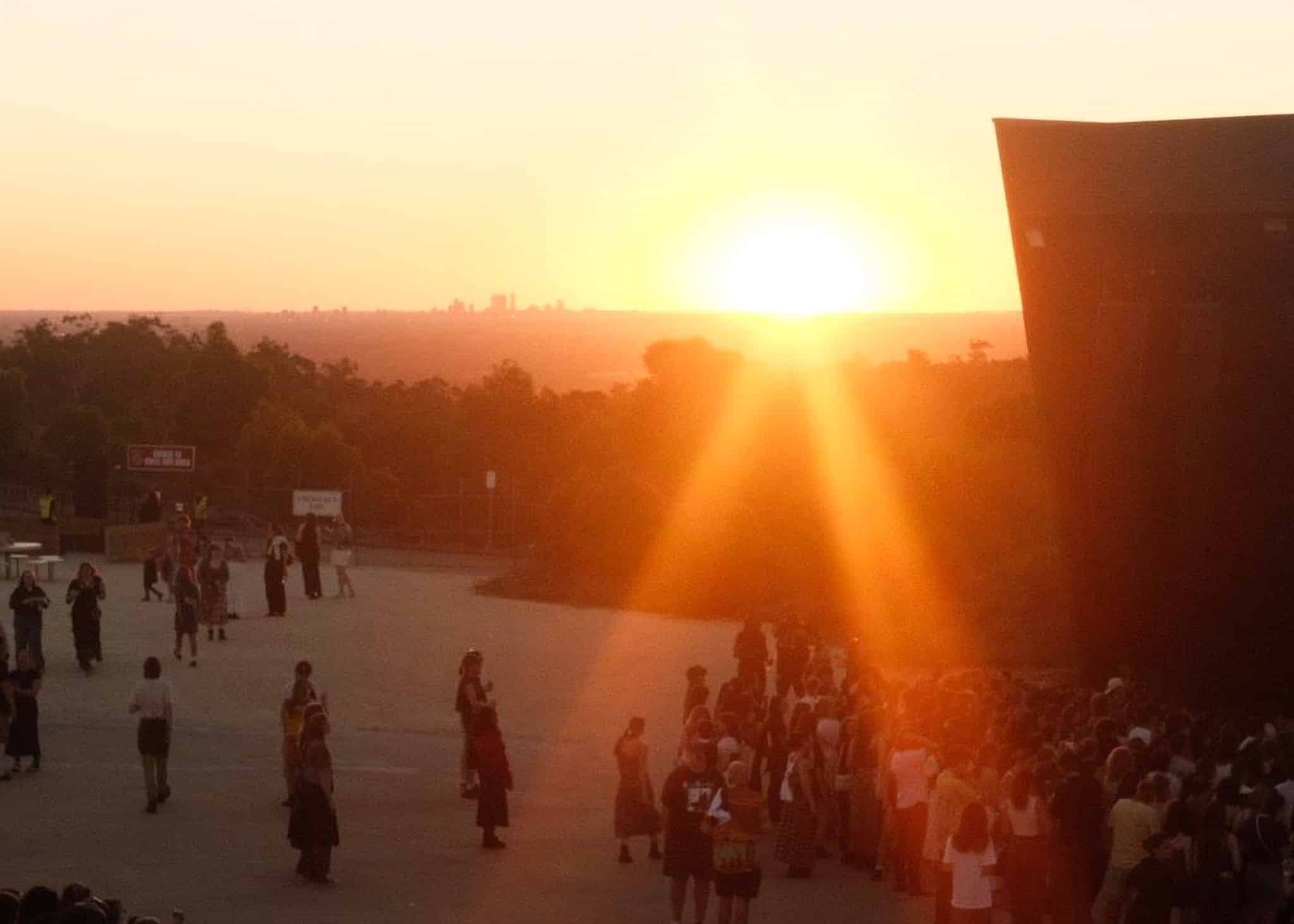 Red Hill Auditorium Sunset
