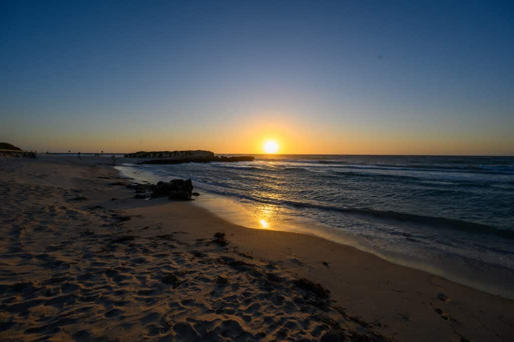 Trigg Point Beach Sunset Perth