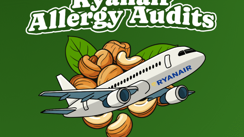Ryanair Allergy Audits Infographic