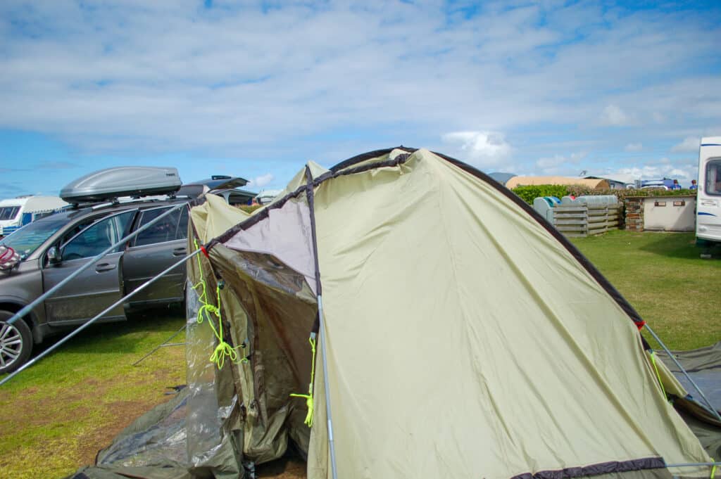 Camping holiday, Mother Ivey's Bay, Cornwall