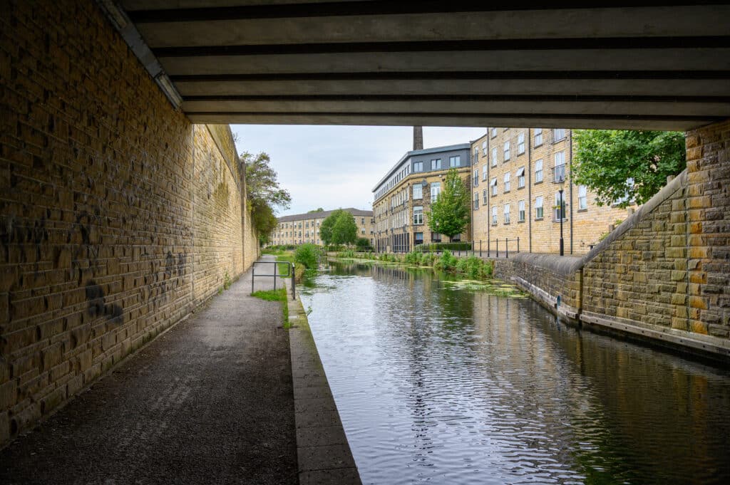 Leeds-Liverpool Canal underpass Bradford
