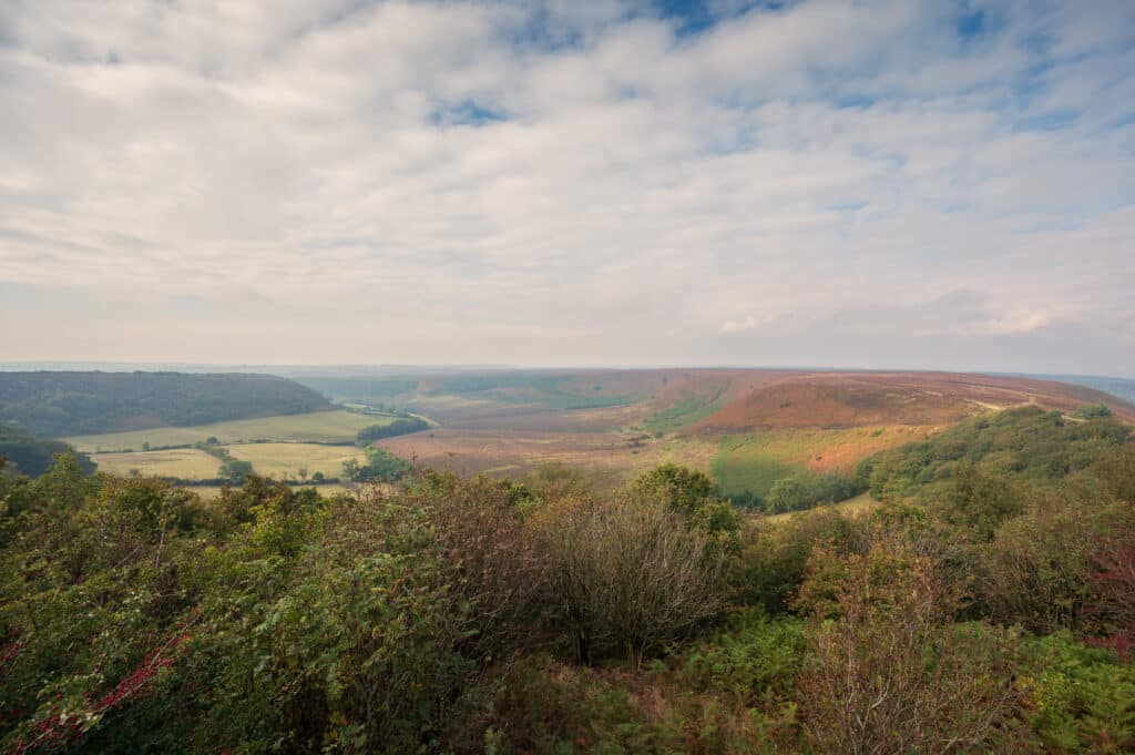 Hole of Horcum Landscape Yorkshire