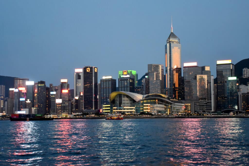 Cityscape at night