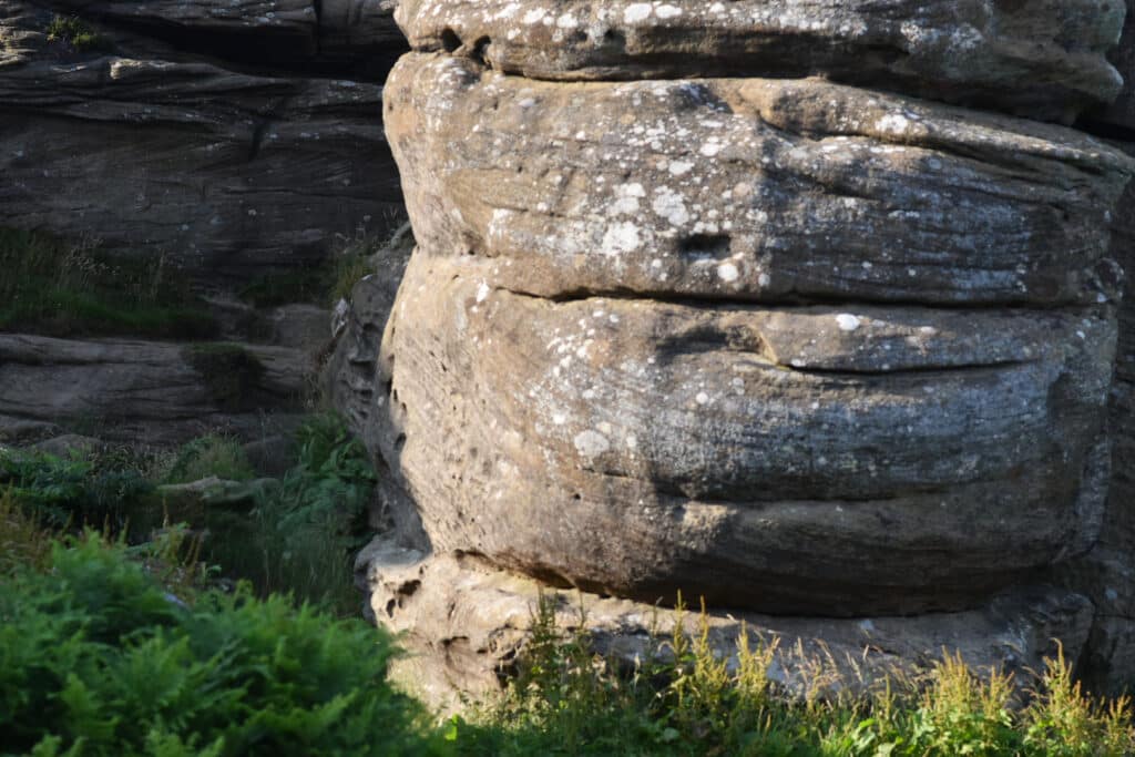Brimham Rocks in summer