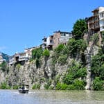 Boat trip on the Kura River, Tbilisi
