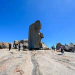 Kangaroo Island day trip people exploring Remarkable Rocks
