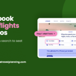 Love Travel Planning header graphic titled “How to book reward flights with Avios,” with a pink Reward Points Hub badge and a mock-up of the Avios Spend page highlighting Reward Flights as Step 1.